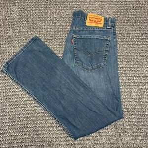 Levis 527 Mens Jeans Size 32x30 Bootcut Fit Blue Medium Wash Stretch Denim